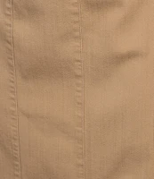 Intro Petite Size Nia Denim Tummy Control Waist Pull-On Pencil Skirt