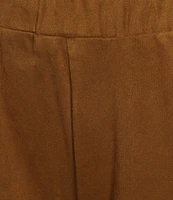 Intro Plus Size Blair Suede Knit Pull-On Pants