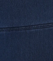Intro Plus Size Love the Fit Novelty Twist Hem Detail Pull-On Knit Denim Leggings