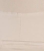 Intro Plus Size Rib Knit Pheobe Pull-On Cargo Capri Pants