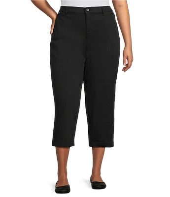 Intro Plus Size Ricky Stretch Crop Pants