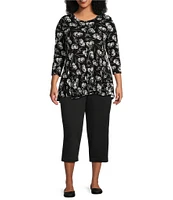 Intro Plus Size Ricky Stretch Crop Pants