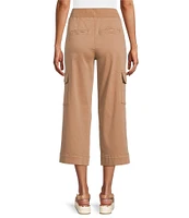 Intro Rib Knit Pheobe Pull-On Cargo Capri Pants