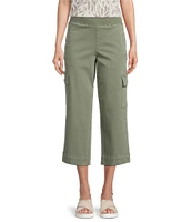 Intro Rib Knit Pheobe Pull-On Cargo Capri Pants