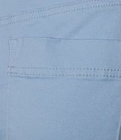 Intro Rivet Trim Flower Skimmer Denim Pull-On Shorts