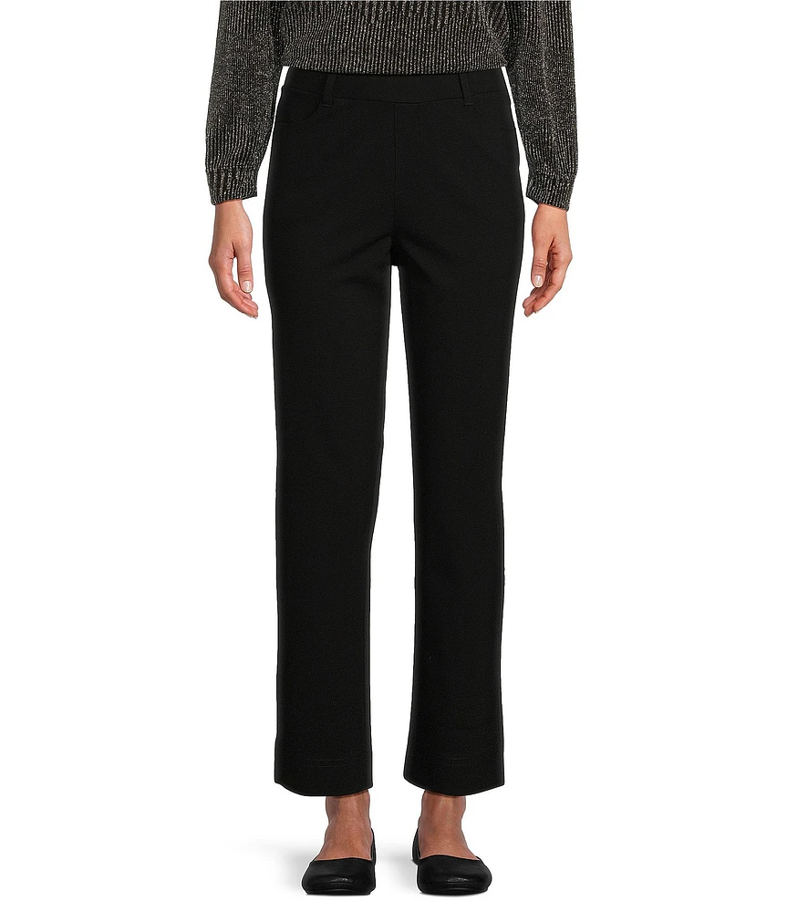 Intro Stella Breezy Knit Slimming Comfort Waist Pull-On Ankle Pants