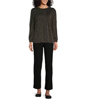 Intro Stella Breezy Knit Slimming Comfort Waist Pull-On Ankle Pants