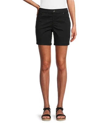 Intro Stretch Faux Fly Front Pull-On Shorts