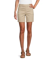 Intro Stretch Faux Fly Front Pull-On Shorts