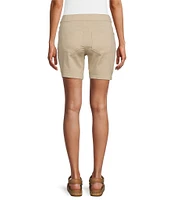 Intro Stretch Faux Fly Front Pull-On Shorts