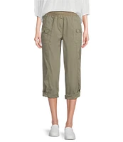 Intro Stretch Poplin Adjustable Length Pull-On Cargo Pants