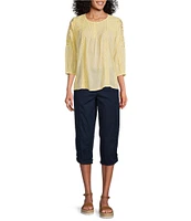 Intro Stretch Poplin Adjustable Length Pull-On Cargo Pants