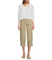 Intro Stretch Poplin Adjustable Length Pull-On Cargo Pants
