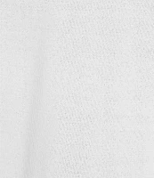 Investments 3/4 Flounce Sleeve Crew Neck Top