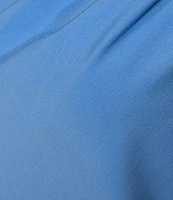 Investments Knit 3/4 Sleeve Front Drape Crew Neck Top