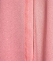 Investments Petite Size Caroline Signature V-Neck 3/4 Sleeve Button Front Blouse