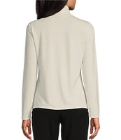 Investments Petite Size Knit Long Sleeve Turtle Neck Top