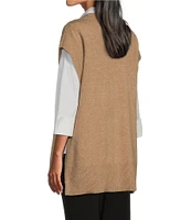 Investments Petite Size Sleeveless V-Neck Sweater Vest