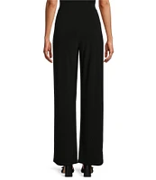 Investments Petite Size Soft Separates Mid Rise Tapered Straight Leg Pull-On Pants