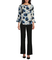 Investments Petite Size the PARK AVE fit Barely Bootcut Pants