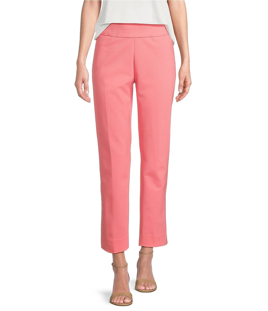 Investments Petite Size the PARK AVE fit Elite Stretch Ankle Straight Pants