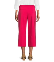 Investments Petite Size the PARK AVE fit Elite Stretch Pull-On Wide Leg Crop Pants