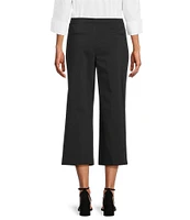 Investments Petite Size the PARK AVE fit Elite Stretch Pull-On Wide Leg Crop Pants