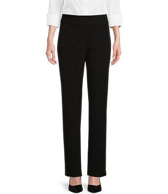 Investments Petite Size the PARK AVE fit Pull-On Straight Leg Pants