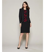 Investments Platinum Suiting Coordinating Pencil Skirt