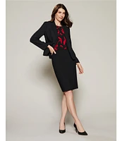 Investments Platinum Suiting Coordinating Pencil Skirt