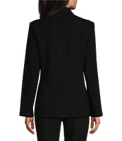 Investments Platinum Suiting Petite Size Long Sleeve One Button Notch Lapel Blazer