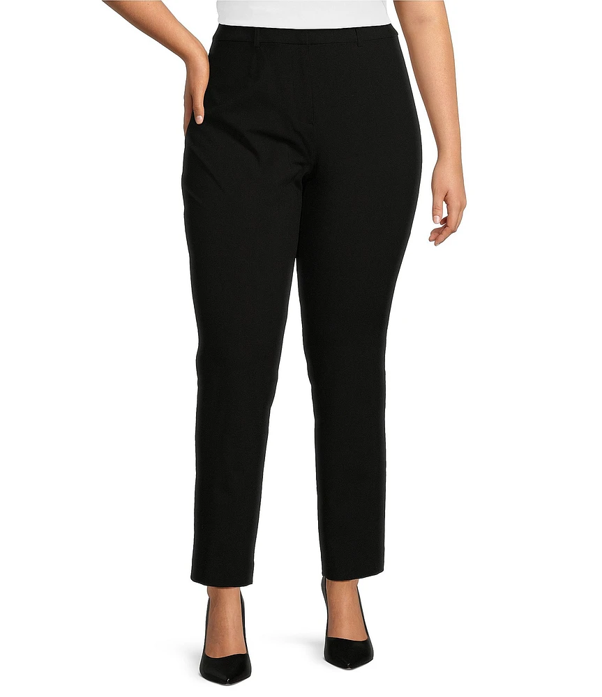 Investments Platinum Suiting Plus Size Slim Leg Pant