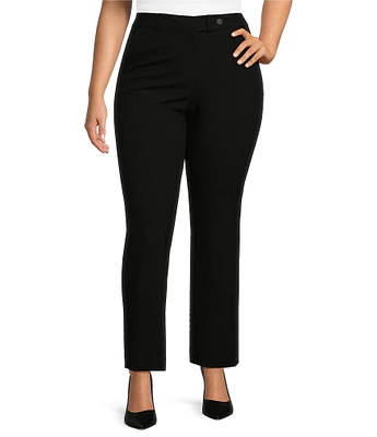 Investments Platinum Suiting Plus Size Straight Leg Pants