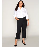 Investments Plus Size Taylor Gold Label Non-Iron 3/4 Sleeve Button Front Shirt