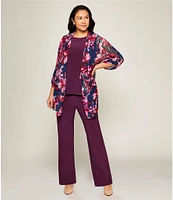 Investments Plus Size Soft Separates Mesh Open Drape Front Long Roll-Tab Sleeve Coordinating Cardigan