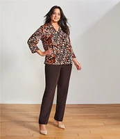 Investments Plus Size the 5TH AVE fit Straight Leg Pants