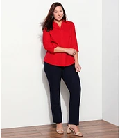 Investments Plus Size the 5TH AVE fit Straight Leg Pants