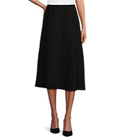 Investments Signature Ponte Tummy Control A-Line Skirt