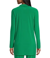 Investments Soft Separates Long Sleeve Side Slit Open-Front Coordinating Cardigan
