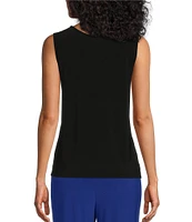 Investments Soft Separates Reversible Crew Neck Sleeveless Top