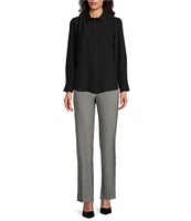 Investments the 5TH AVE fit Weave Pattern Straight Leg Tummy Control Pants