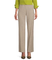 Investments the PARK AVE fit Zigzag Print Stretch Front Pocketed Tummy Control Straight Leg Pants