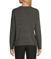 Investments Wool Cashmere Blend Classic Crew Neck Sweater