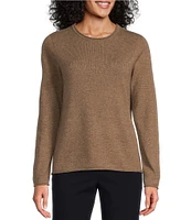 Investments Wool Cashmere Blend Classic Crew Neck Sweater