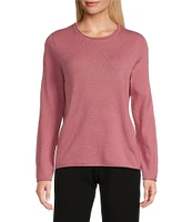 Investments Wool Cashmere Blend Classic Crew Neck Sweater