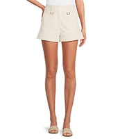 IRO Bira Flat Front Belt Loop Shorts