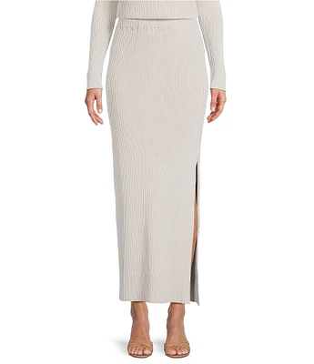 IRO Carlota Ribbed Knit Coordinating Pull-On Skirt