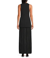 IRO Chloe Woven V-Neck Sleeveless Maxi Dress