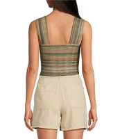 IRO Eloy Woven V-Neck Sleeveless Twist Cutout Tank