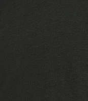IRO Linen Knit V-Neck Short Sleeve Tee Shirt